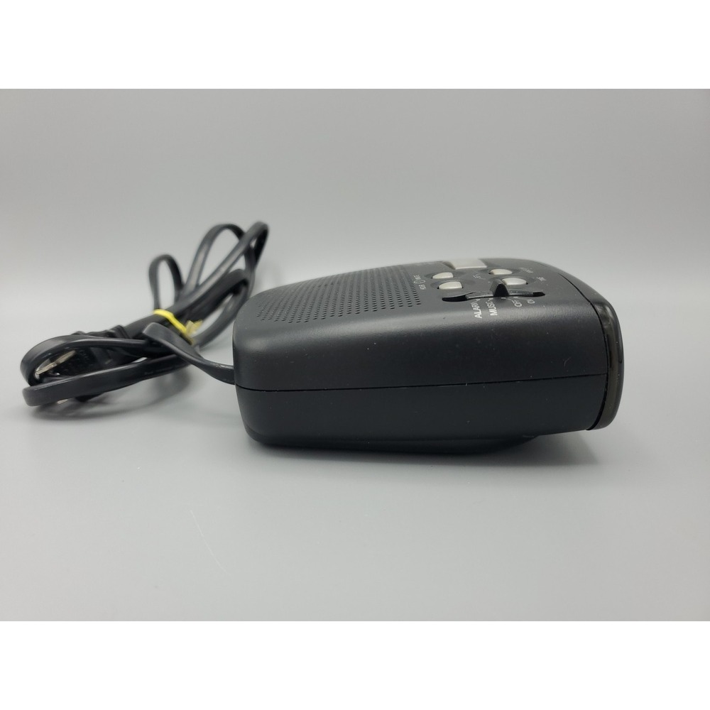 Vintage GE 7-4836B AM/FM Digital Alarm Clock Radio Snooze  Black Green LED Retro - Picture 5 of 16